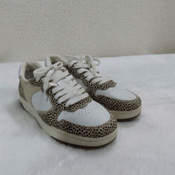 Madewell Shoes - Madewell Court Spotted Genuine Calf Hair Sneaker in Sand Beige 7M